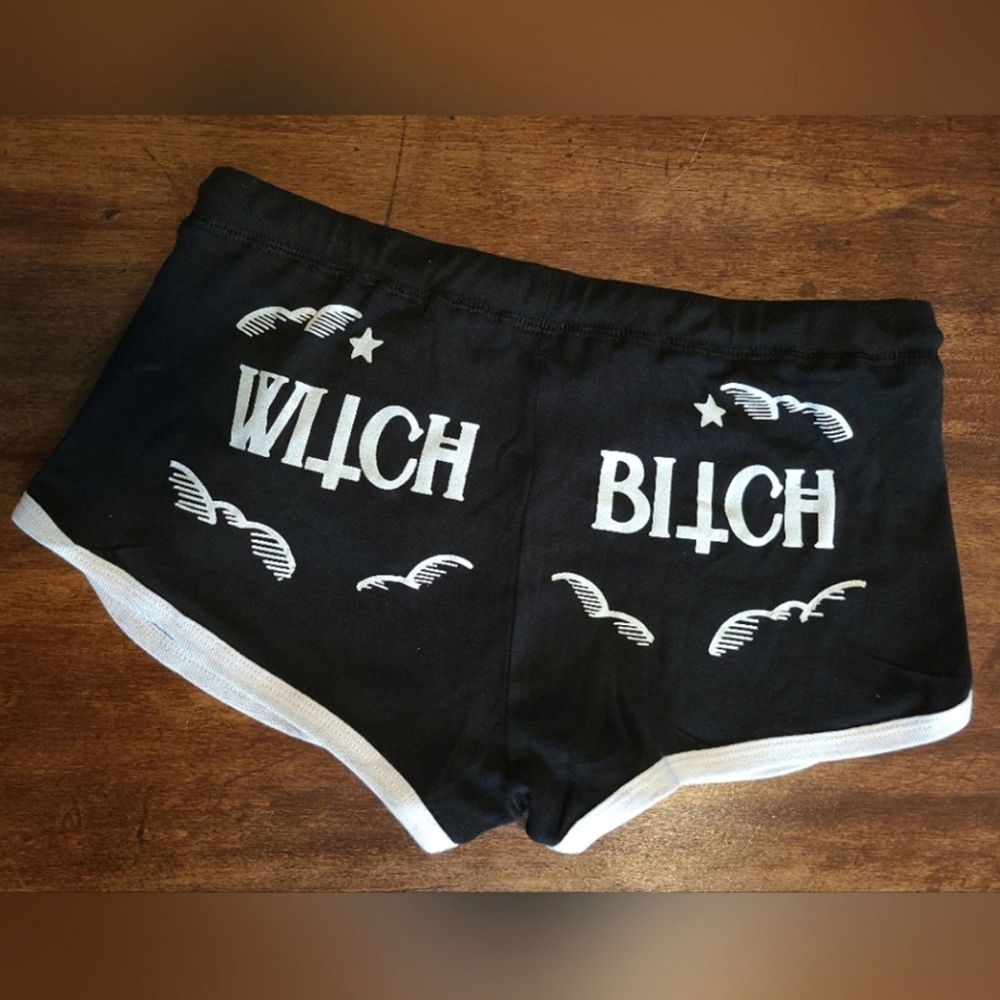 Too Fast Witch B*tch Booty Shorts Medium